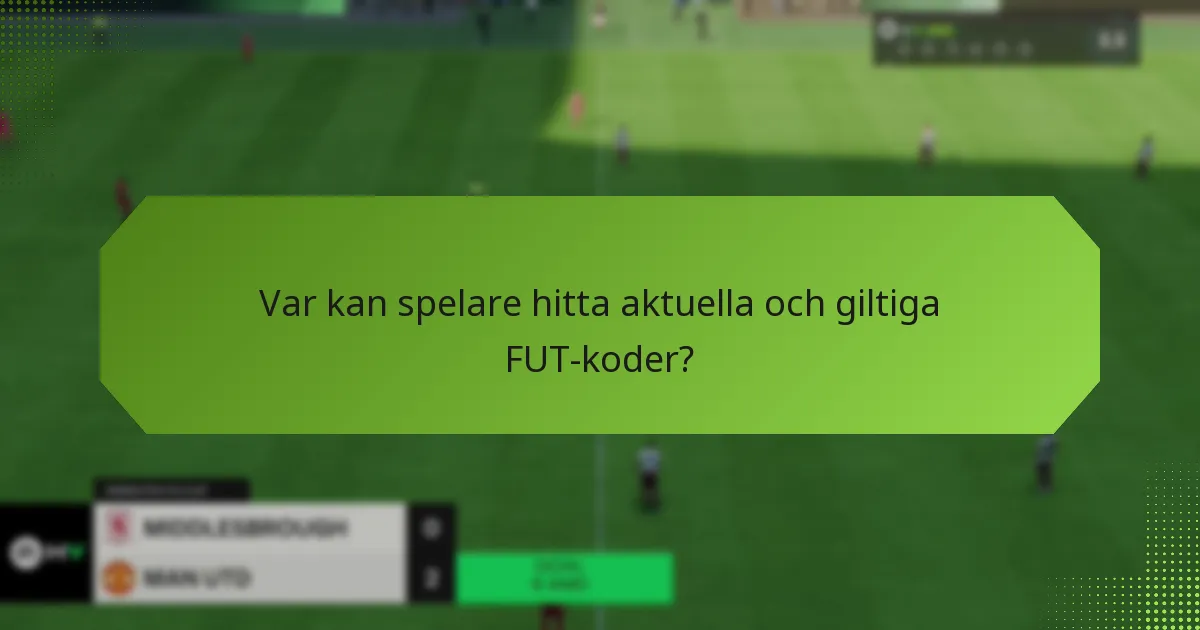 Hur jämförs utgångna FUT-koder med aktiva koder?
