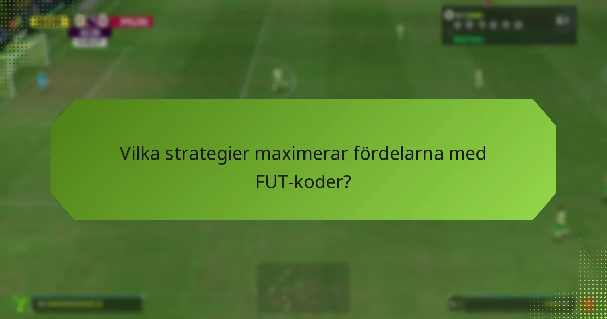 Vilka begränsningar och restriktioner finns för FUT-koder?